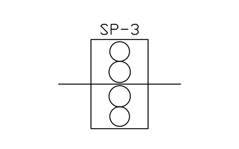 Preview of the Skin pass mill symbol, block MET_SKINPASS