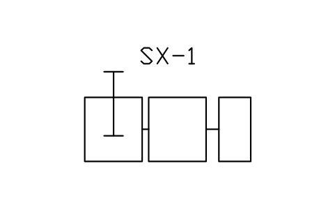 Preview of the SX-EW mixer-settler symbol, block MET_SXEW