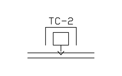 Preview of the Strand cutting torch symbol, block MET_TORCH_CUT