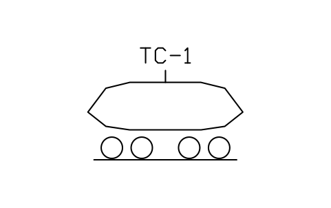 Preview of the Torpedo car symbol, block MET_TORPEDO