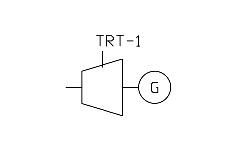 Preview of the Top gas recovery turbine symbol, block MET_TRT