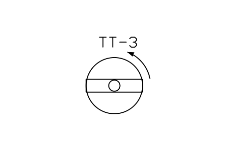 Preview of the Turntable symbol, block MET_TURNTABLE