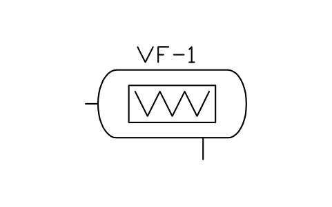 Preview of the Vacuum furnace symbol, block MET_VACUUM_FURN