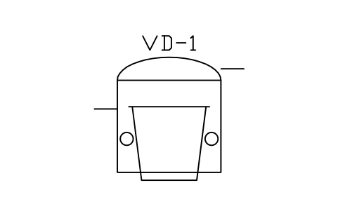 Preview of the Vacuum degasser (VD) symbol, block MET_VD
