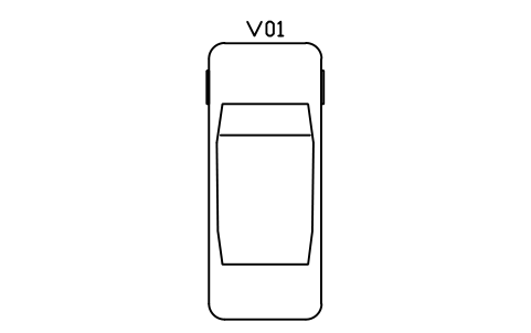 Preview of the Car, SUV symbol, block ARCH_CAR_SUV