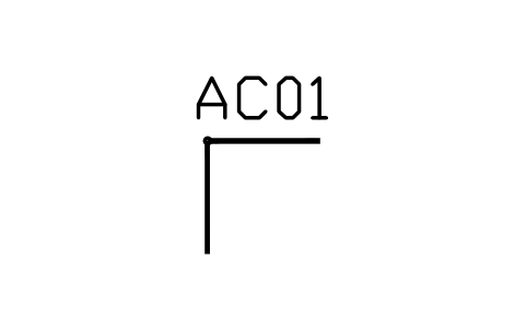 Preview of the Grab rail, L-shaped symbol, block ARCH_GRAB_RAIL_L