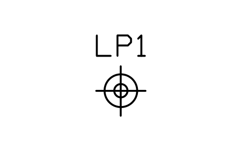 Preview of the Lamp post / bollard light symbol, block ARCH_LAMP_POST