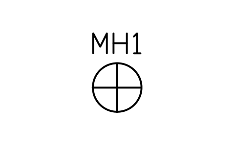 Preview of the Manhole / inspection chamber symbol, block ARCH_MANHOLE