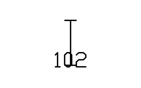 Preview of the Match line symbol, block ARCH_MARK_MATCHLINE