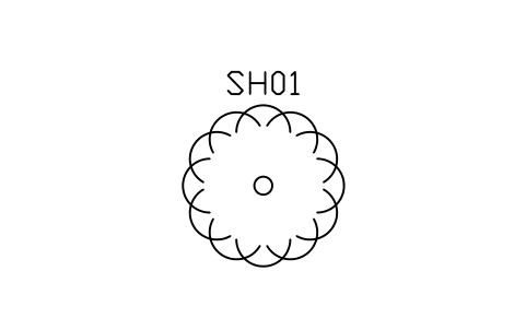 Preview of the Shrub symbol, block ARCH_SHRUB