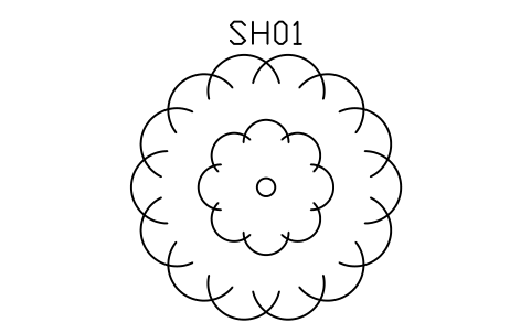 Preview of the Shrub, large cluster symbol, block ARCH_SHRUB_LARGE