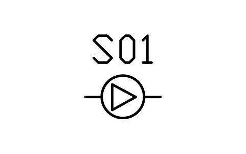 Preview of the Pump, circulating symbol, block ARCH_SVC_PUMP