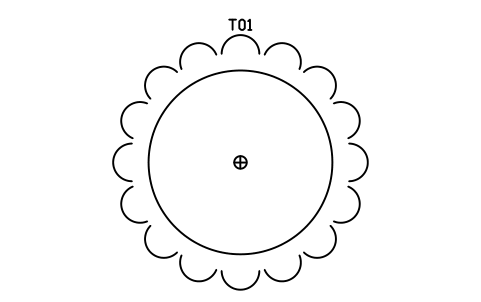 Preview of the Tree, deciduous symbol, block ARCH_TREE