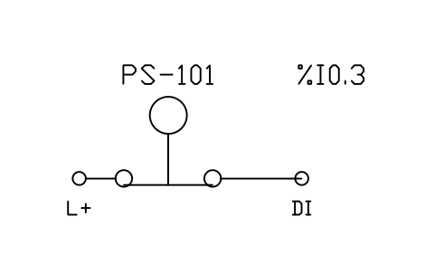 Vorschau des Symbols Emergency stop (normally closed) to input, Block PLC_FIELD_ESTOP