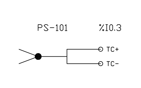 Vorschau des Symbols Thermocouple to thermocouple input, Block PLC_FIELD_THERMOCOUPLE