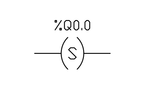 Vorschau des Symbols Coil, set (latch), Block PLC_LD_COIL_SET
