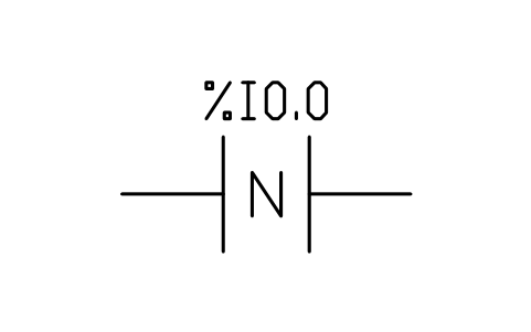 Vorschau des Symbols Contact, falling edge (N), Block PLC_LD_CONTACT_N