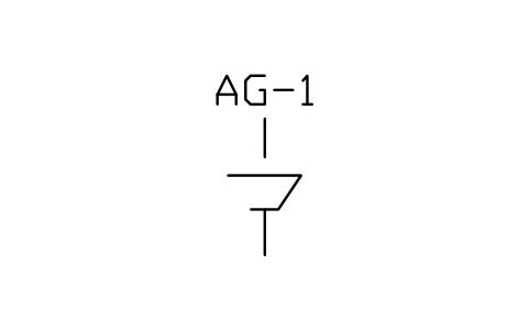 Preview of the Air gap, indirect waste symbol, block PLF_AIR_GAP