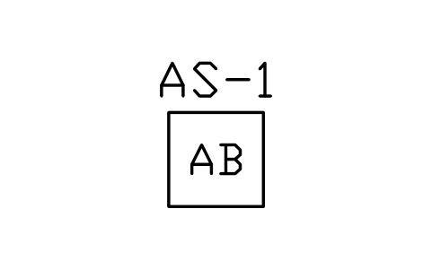 Preview of the Abort station symbol, block PLF_ALM_ABORT