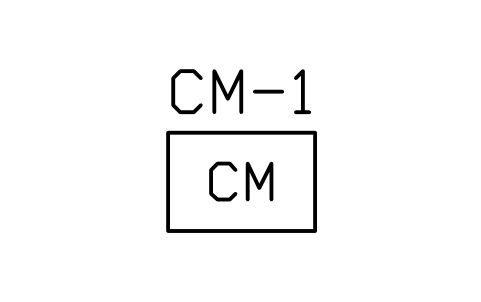 Preview of the Control module symbol, block PLF_ALM_CONTROL