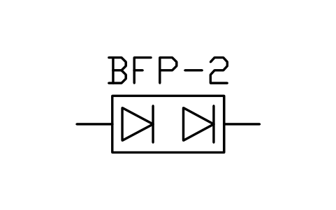 Preview of the Backflow preventer, double check symbol, block PLF_BACKFLOW_DC