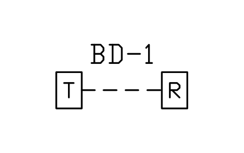 Preview of the Beam detector pair symbol, block PLF_DET_BEAM