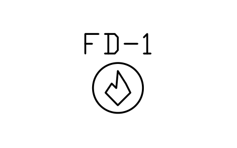 Preview of the Flame detector symbol, block PLF_DET_FLAME