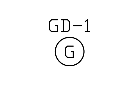 Preview of the Gas detector symbol, block PLF_DET_GAS