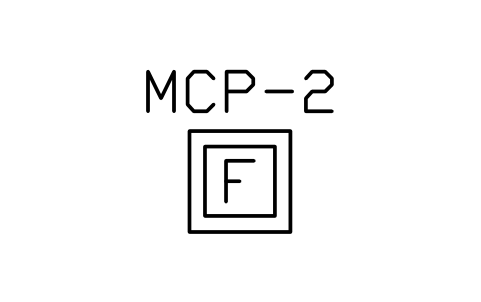 Preview of the Manual call point, break glass symbol, block PLF_DET_MCP_GLASS