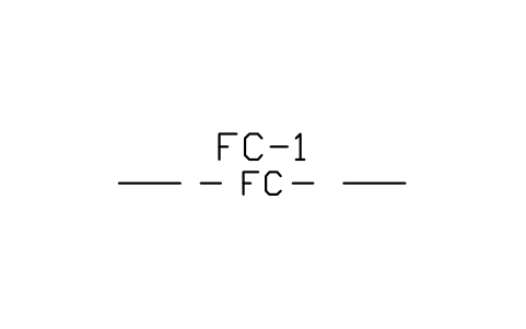 Preview of the Fire compartment boundary symbol, block PLF_ESC_COMPARTMENT