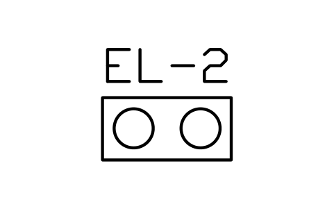 Preview of the Emergency spot lights, twin symbol, block PLF_ESC_LIGHT_TWIN