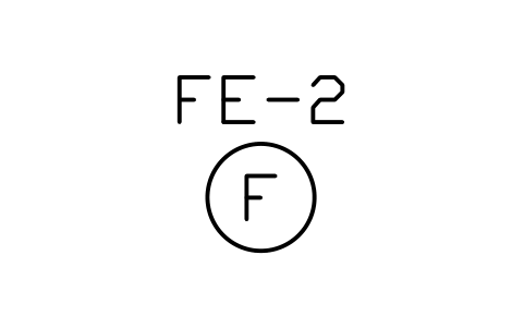 Preview of the Extinguisher, foam symbol, block PLF_EXT_FOAM