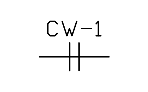 Preview of the Flanged joint symbol, block PLF_FLANGE