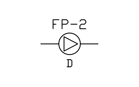 Preview of the Fire pump, diesel symbol, block PLF_FPUMP_DIESEL