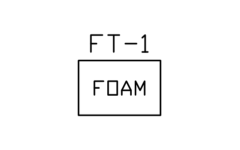 Preview of the Foam concentrate tank symbol, block PLF_FTANK_FOAM