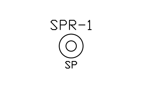 Preview of the Standpipe riser symbol, block PLF_FV_STANDPIPE