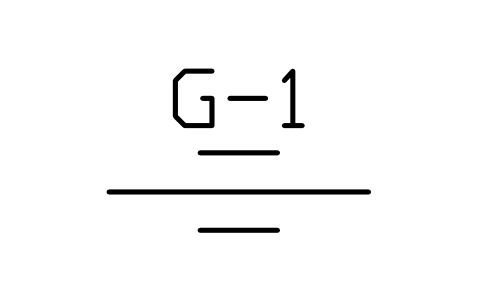 Preview of the Pipe guide symbol, block PLF_GUIDE
