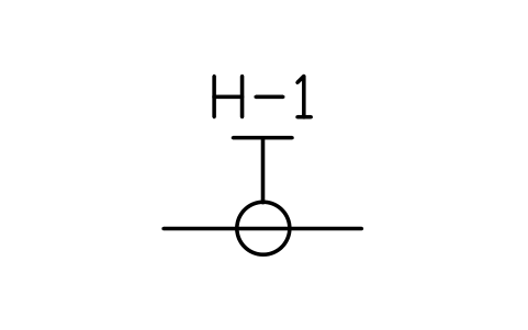 Preview of the Pipe hanger symbol, block PLF_HANGER