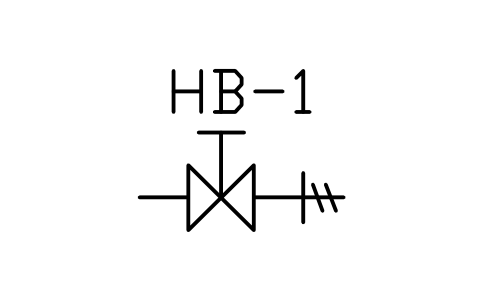 Preview of the Hose bibb symbol, block PLF_HOSE_BIBB
