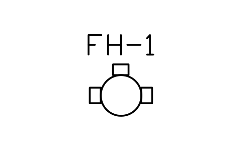 Preview of the Fire hydrant, pillar symbol, block PLF_HYD_PILLAR