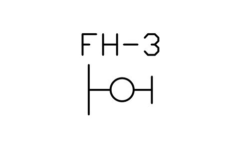 Preview of the Fire hydrant, wall symbol, block PLF_HYD_WALL