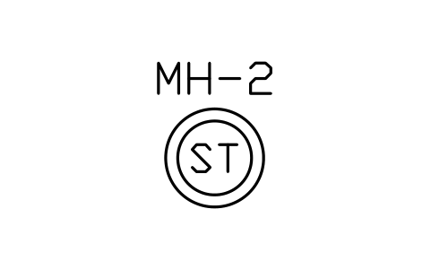 Preview of the Manhole, storm symbol, block PLF_MANHOLE_STORM