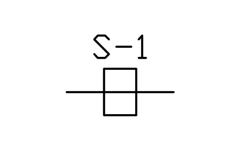 Preview of the Pipe sleeve through wall symbol, block PLF_SLEEVE