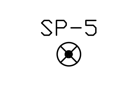 Preview of the Sprinkler, dry pendant symbol, block PLF_SPR_DRY