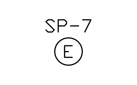 Preview of the Sprinkler, ESFR symbol, block PLF_SPR_ESFR