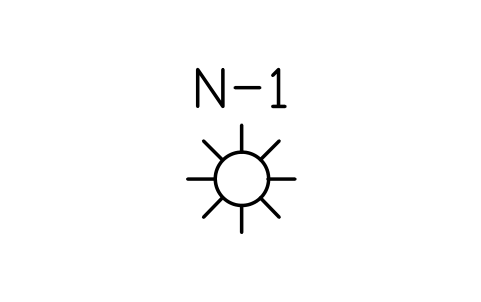 Preview of the Nozzle, open spray (deluge) symbol, block PLF_SPR_OPEN