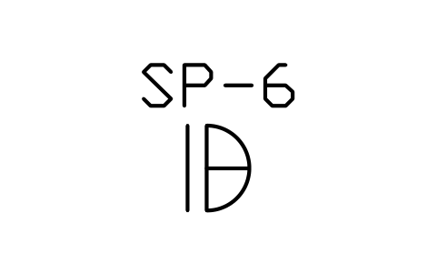 Preview of the Sprinkler, sidewall symbol, block PLF_SPR_SIDEWALL