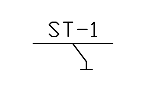 Preview of the Strainer symbol, block PLF_STRAINER