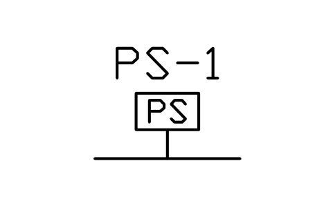 Preview of the Pressure switch symbol, block PLF_SW_PRESSURE
