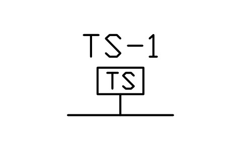 Preview of the Tamper switch symbol, block PLF_SW_TAMPER